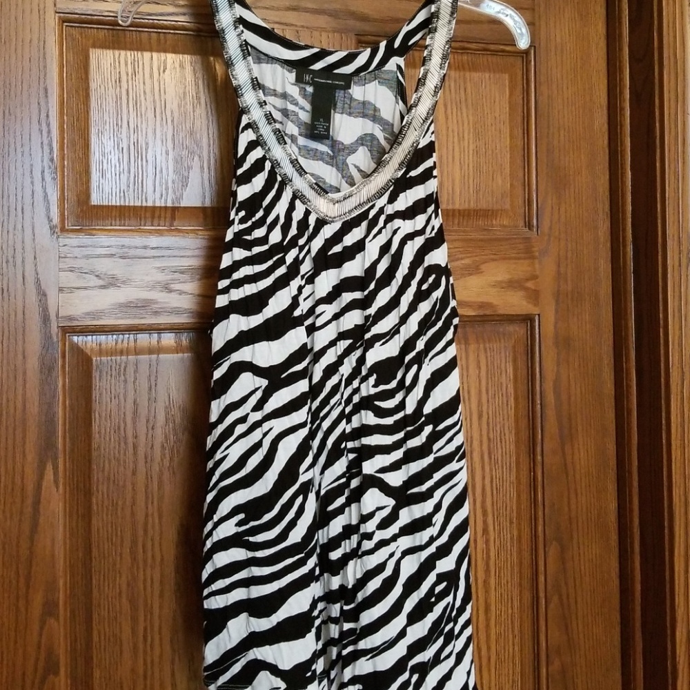 Sexy zebra print shirt with gorgeous detail